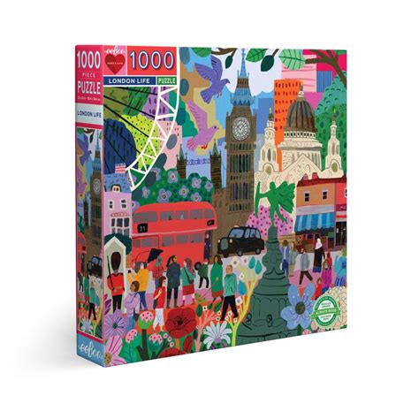 Eeboo London Life 1000 Piece Jigsaw Puzzle