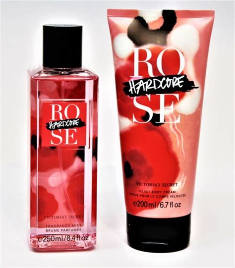 Victoria Secret Hardcore Rose Fragrance Mist Spray Splash 84oz Body Cream Fs Ebay
