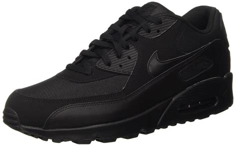 Nike 537384 090 Air Max 90 Mens Essential Running Blackblack Shoes 10 Dm Us Men