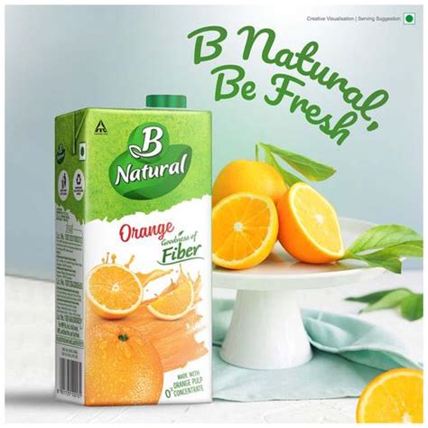 Buy B Natural Juice Orange Oomph 1 L Carton Online At Best Price Of Rs