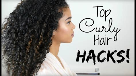 my top curly hair hacks tips and tricks youtube