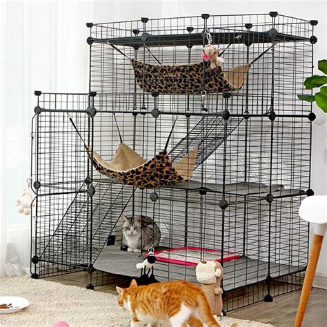 Tucker Murphy™ Pet Songmics Multi Tier Cat Playpencat Cage Cat Condo