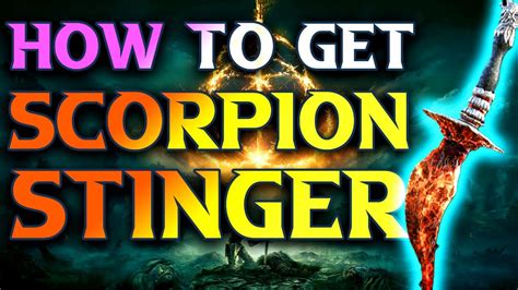 How To Get Scorpion Stinger Location In Elden Ring YouTube