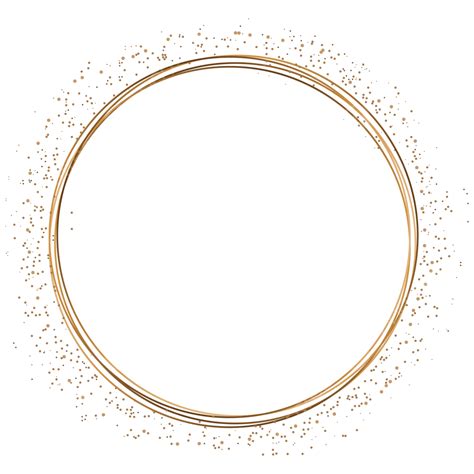 Circle Gold Frame Circle Gold Circle Gold Png And Vector With