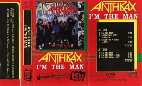 Anthrax Im The Man Encyclopaedia Metallum The Metal Archives
