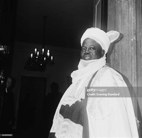 Nigerian Statesman Ahmadu Bello Sardauna Of Sokoto Leader Of The