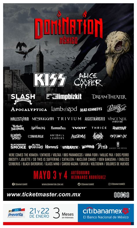 Domination Presenta Su Cartel Oficial