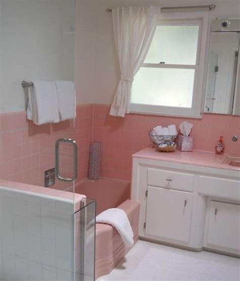 36 Retro Pink Bathroom Tile Ideas And Pictures 2020