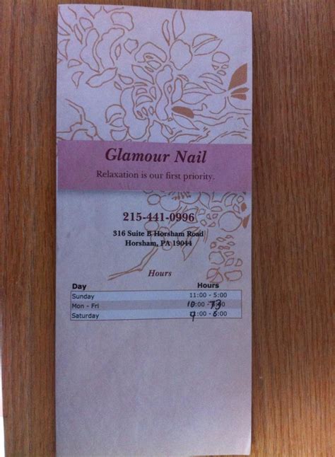Our Price List Glamour Nails Horsham Facebook