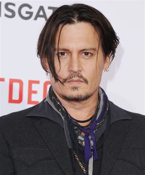 Johnny Depps Haircut Looks Like Edward Scissorhands Johnny Depps