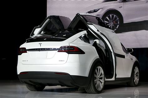 Elon Musk Launches Teslas New Winged Model X Suv