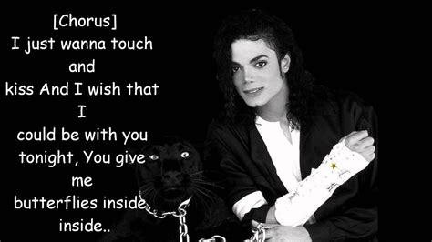Michael Jackson Butterflies Lyrics Youtube