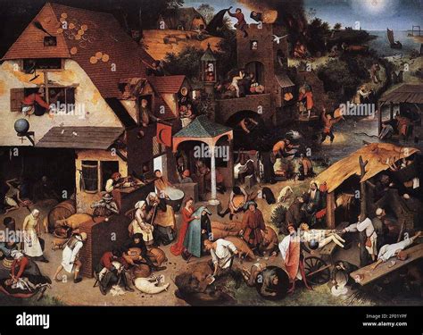 Pieter Bruegel The Elder Netherlandish Proverbs Stock Photo Alamy