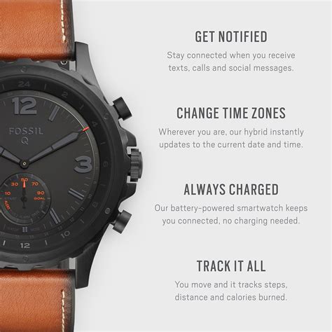 Fossil Q Nate Hybrid Smartwatch Battery