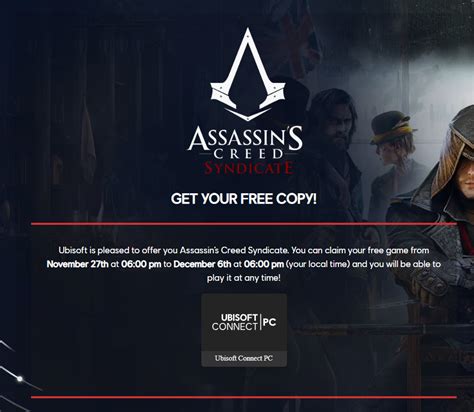 Assassins Creed Syndicate Free For A Limited Time