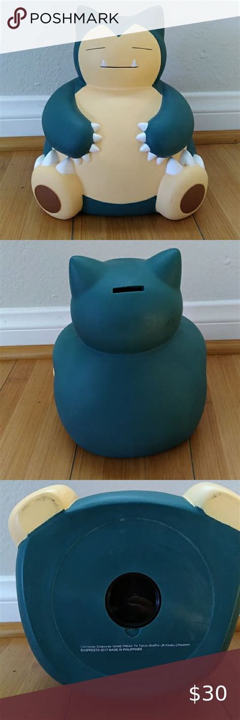 It requires a yearly fee of 500¥ and has storage for up to 3,000 pokémon. snorlax Pokemon piggy bank | Pokemon, Pokemon snorlax, Snorlax