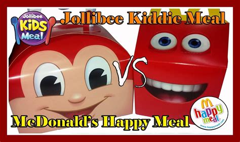 2017 Jollibee Kiddie Meal Vs Mcdonalds Happy Meal Fastfood Toy