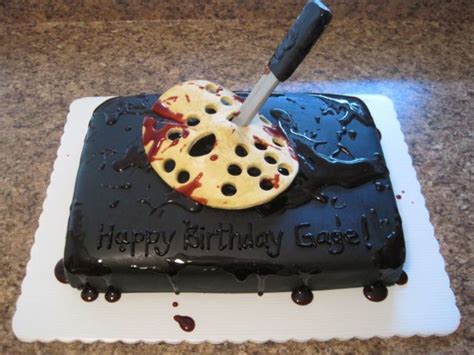 Friday The 13th Jason Voorhees Cake