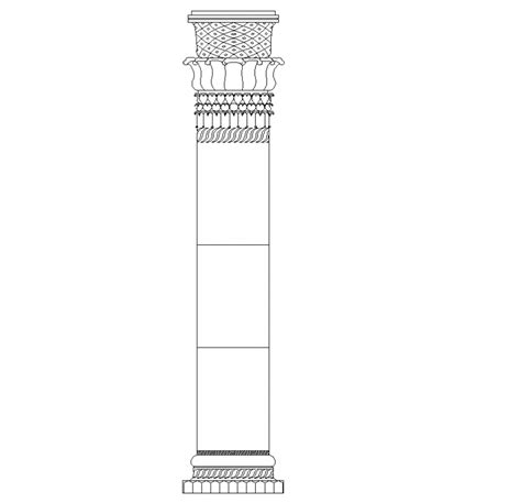 Round And Square Column Plan And Elevation Dwg File C Vrogue Co