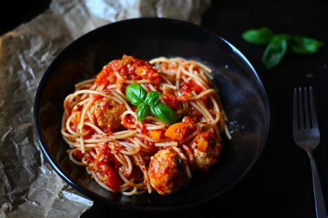 Italian Wholewheat Spaghetti Turkey Meatballs Soulful And Healthy