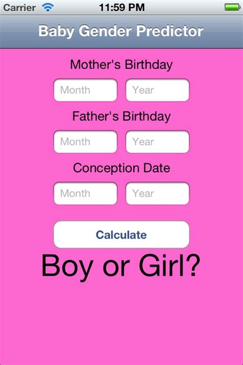How To Know Baby Gender Calculator