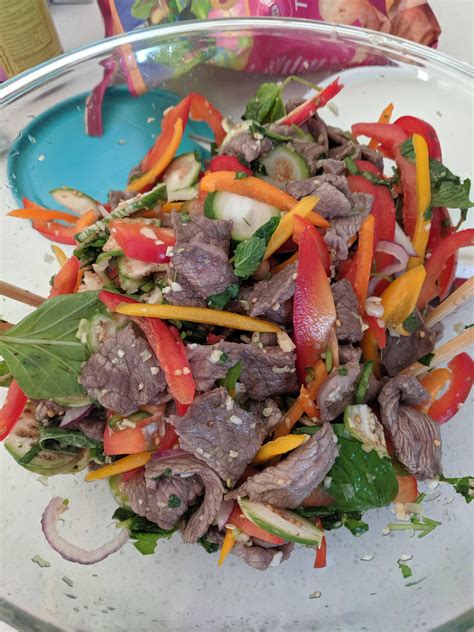 I Made Asian Beef Salad Asianeats