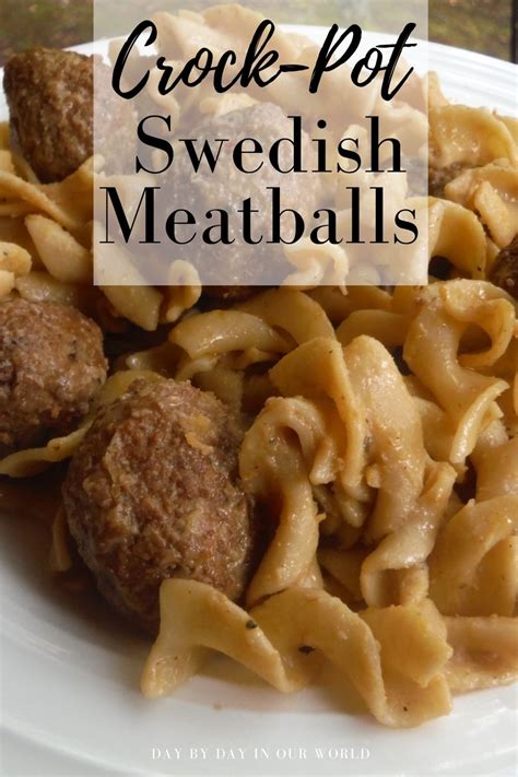 Super Simple Crock Pot Swedish Meatballs Recipe In 2021 Crockpot Recipes Slow Cooker
