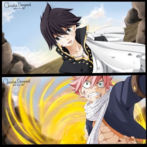 Natsu Vs Zeref Dragneel Brothers Fairy Tail 465 By Claudiadragneel