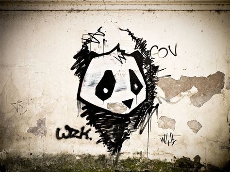 Panda By Justv23 On Deviantart Panda Art Graffiti Panda Tattoo