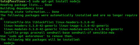 You have learned how to install and uninstall node.js on your debian system. How to install Node.js and NPM packages on Ubuntu | FOSS Linux