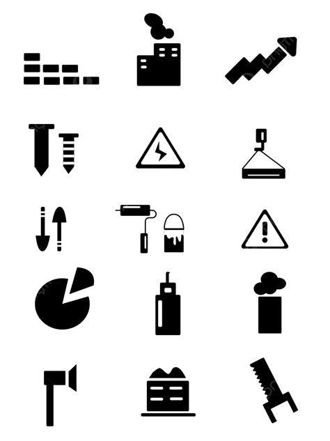 Common Vector Png Images Common Black And White Icon Set 09 Vector