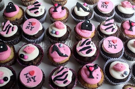 Pink Cupcakes Cupcake Cakes Fondant Cake 30th Birthday Parties 16th