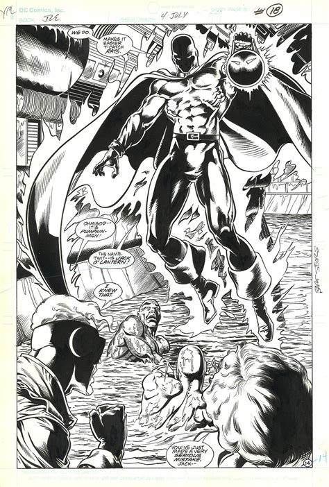 Justice League Europe 4 Page 14 Bart Sears In Cartoon Fanboys Bart