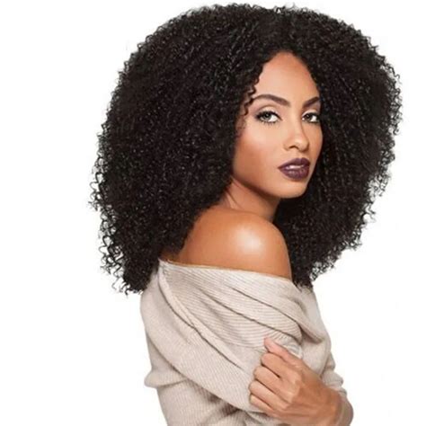 Long Kinky Curly Afro Wigs For Black Women Natural Black Red Wig