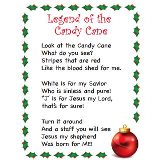 Some with bows or holly, others just stencils. candy cane poems for christmas | ... tag that has a sweet ...