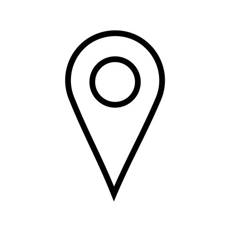 Location Icon White Vector Art Icons And Graphics For Free Download