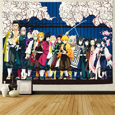 Buy Demon Slayer Anime Tapestry Poster A Large Mural Scroll Suitable