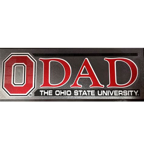 Ohio State Block O Dad Decal College Traditions