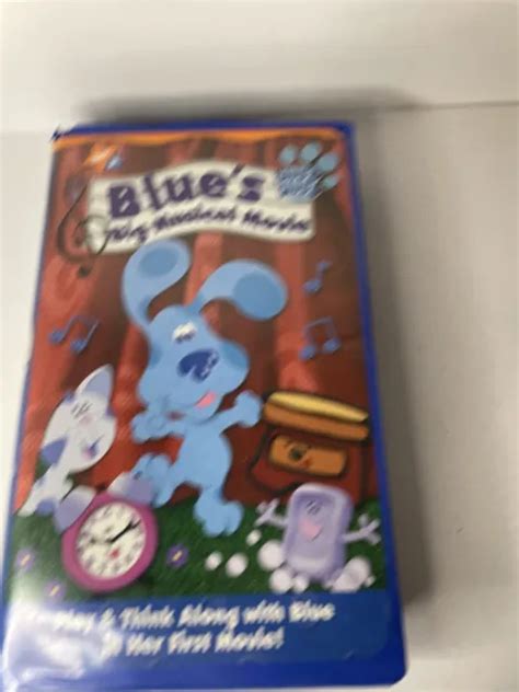 BLUES CLUES Blues Big Musical Movie VHS Nick Jr Clamshell