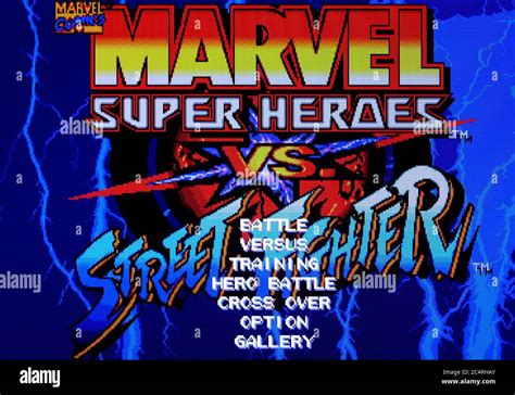 Marvel Super Heroes Vs Street Fighter Sony Playstation 1 Ps1 Psx