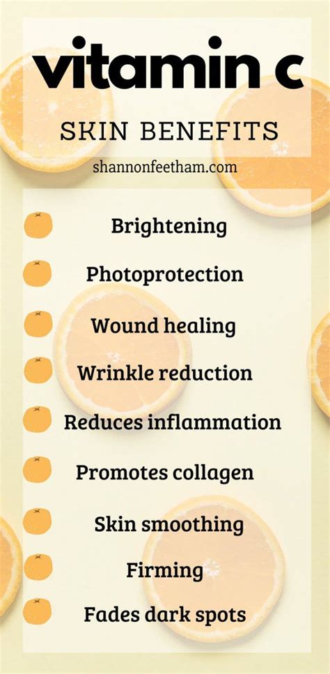 Vitamin C Skin Care Benefits Brighter Firmer Skin Shannon Feetham