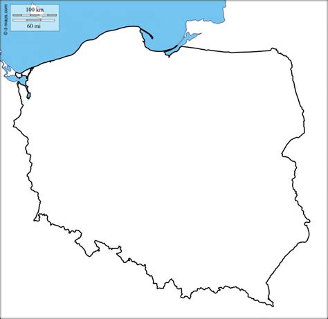 Mapa Polski Do Druku A Images And Photos Finder