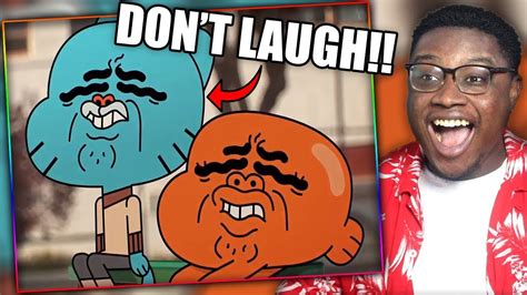 The Amazing World Of Gumball Try Not To Laugh Youtube