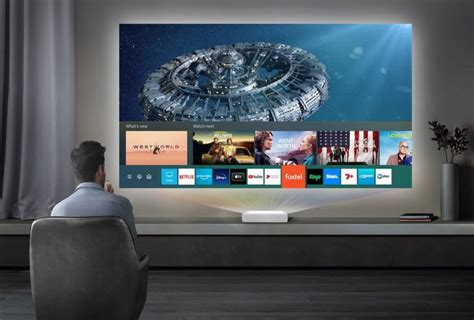 Samsung Premiers The Samsung Premiere Two New Laser 4k Smart Tv
