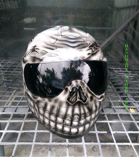 Custom Painted Full Face Motorcycle Helmet Etsy