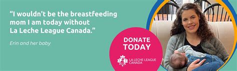 Donate La Leche League Canada Breastfeeding Support And Information