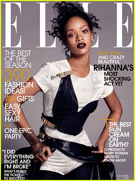 Rihanna Gets Real For Elle Magazine Cover Spread Magazine Rihanna