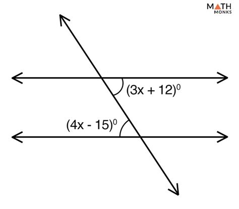 Alternate Interior Angles Definition And Theorem With Examples