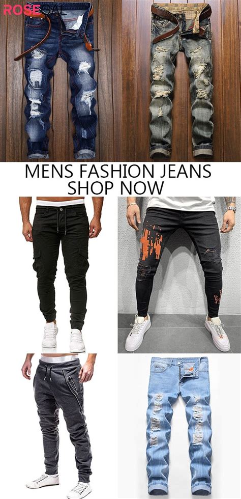 Rosegal Patches Straight Leg Jeans For Men 2020 Mens Fashion Trends