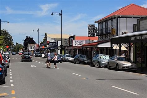 Main Street Greytown New Zealand Photo